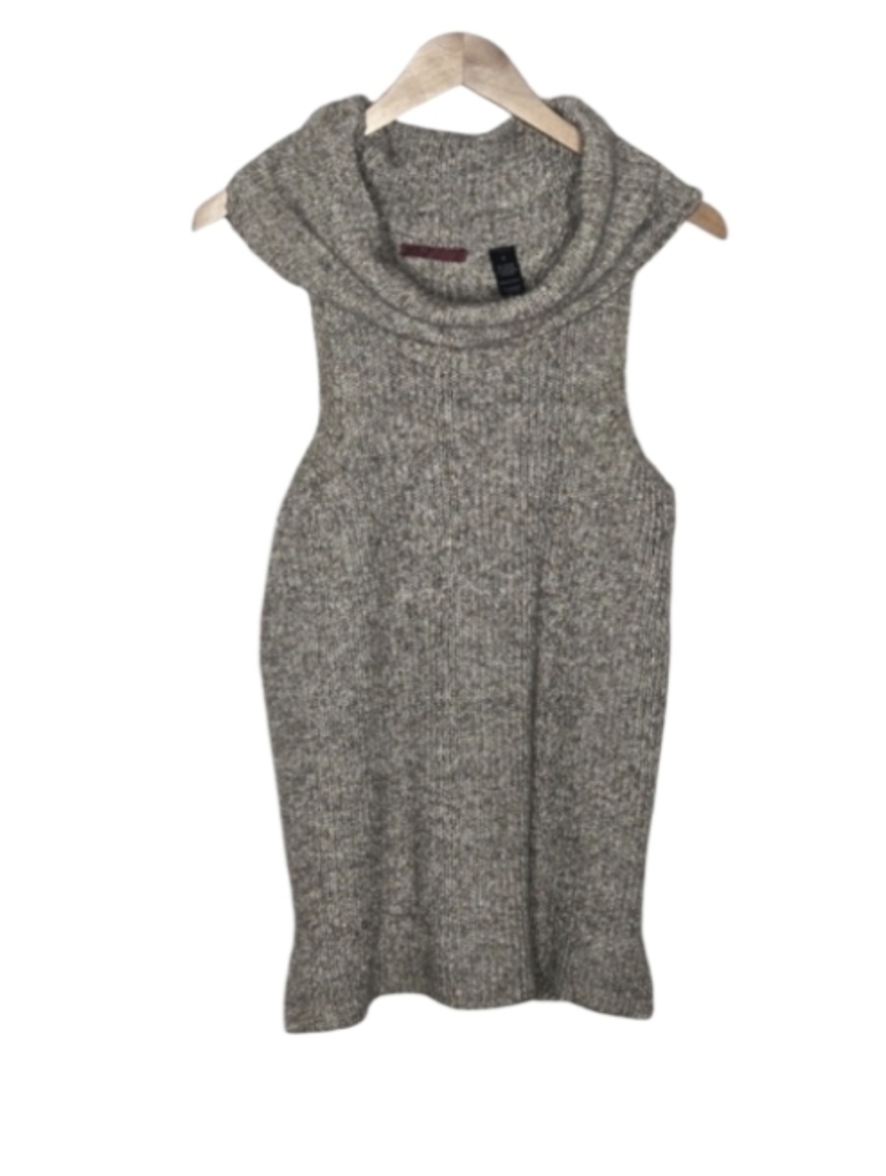 BKE red Cowlneck Sleeveless Pullover Sweater